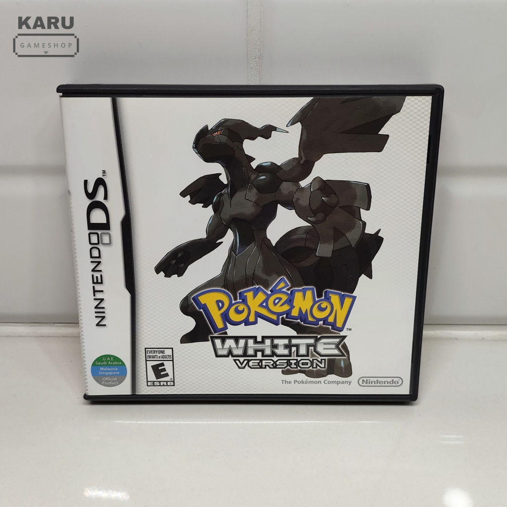 [พร้อมส่ง] มือ 2 แผ่นเกม Nintendo DS : Pokemon White ปกอังกฤษ