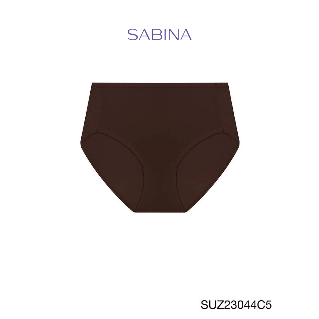 Sabina Microfiber Everyday Series กางเกงในทรงเอวสูง รหัส SUZ23044C5 - สีน้ำตาลโกโก้