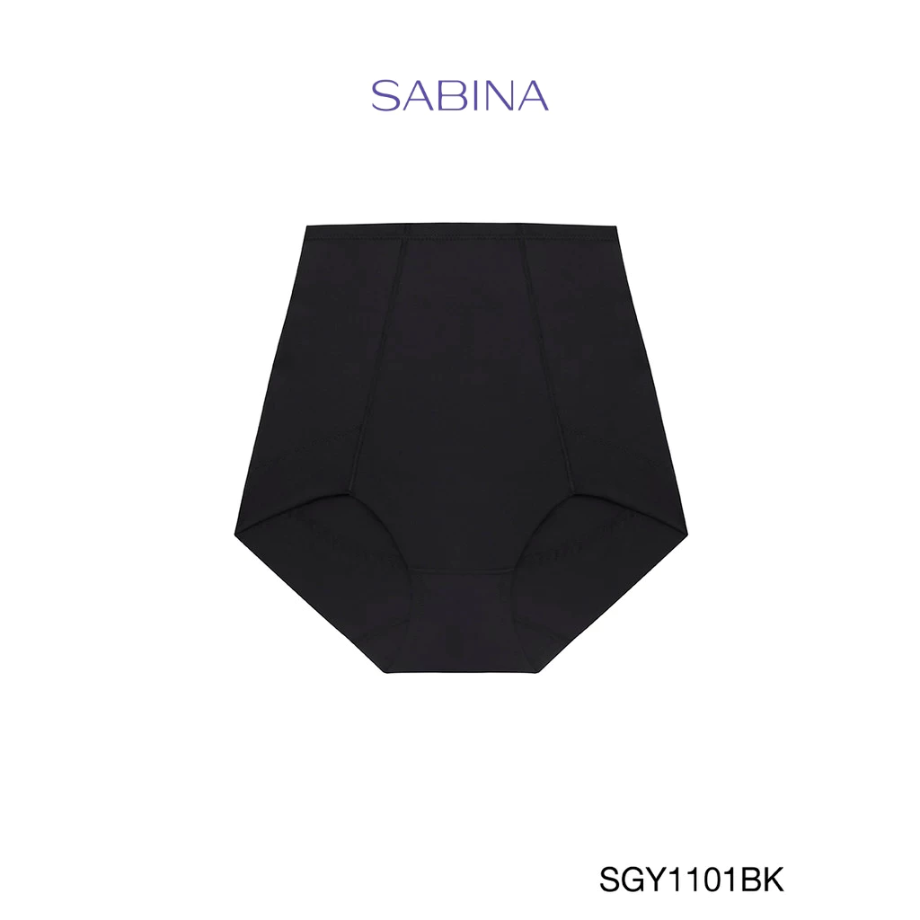 Sabina Wear and Go กางเกงในกระชับสัดส่วนเอวสูงปานกลาง Light Support รหัส SGY1101BK - สีดำ