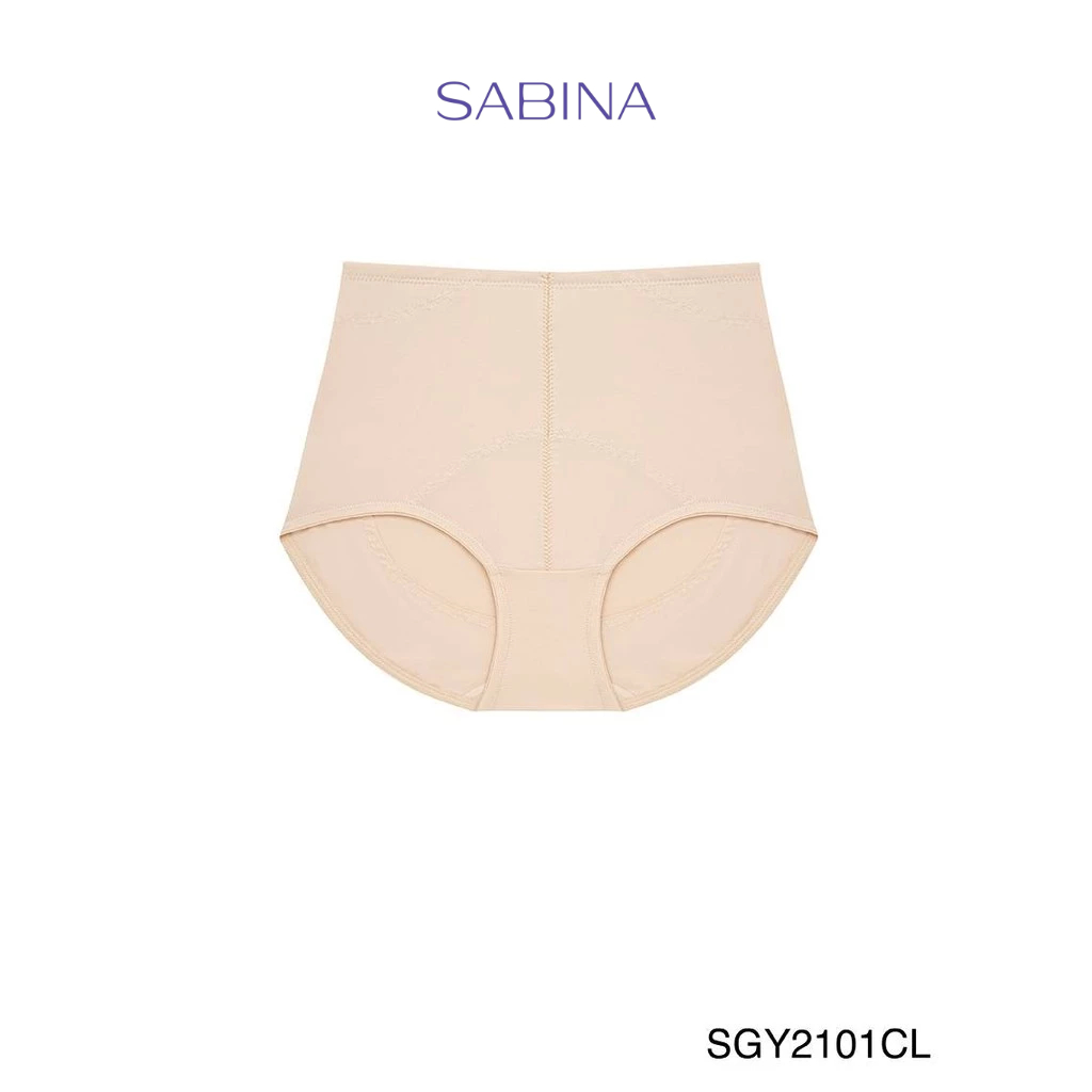 Sabina กางเกงกระชับสัดส่วนเอวสูงปานกลาง Medium Support รหัส SGY2101CL - สีเนื้ออ่อน