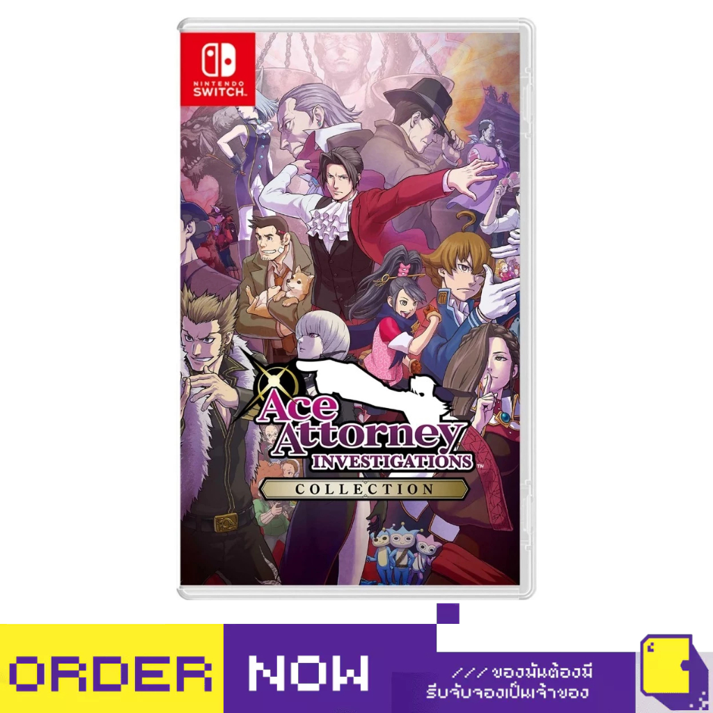 [+..••] พร้อมส่ง | NSW ACE ATTORNEY INVESTIGATIONS COLLECTION (เกม Nintendo Switch™ )
