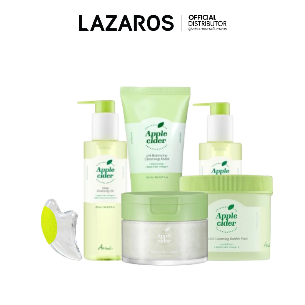 ARIUL Apple Cider Deep Cleansing Oil/All Kill Cleansing Bubble Pads/pH Balancing/Whipping Cream Clea