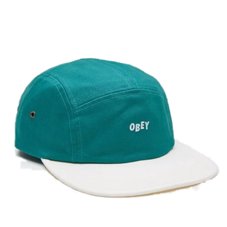 OBEY หมวก รุ่น CONTRAST JUMBLE 5 PANEL สี TEAL