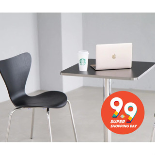 🔥พร้อมส่ง🔥โต๊ะกาแฟ 60*60 Eames Table with Contract base stand สไตล์คารเฟ่เกาหลี ขาโต๊ะที่สวยไม่เหมือนใคร