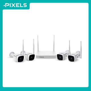 Wi-Fi KITS L SERIES NEW GENERATION 4CH กล้องวงจรปิดไร้สาย PIXELS ความละเอียดคมชัด 2 ล้านพิกเซล