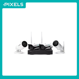 PIXELS ALL NEW X SERIES ZOOM 2+2 กล้องวงจรปิดไร้สาย หมุน 180° คมชัด 3 ล้านพิกเซล พูดโต้ตอบสนทนาได้