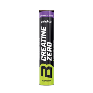 BioTechUSA Creatine Zero effervescent-18Tabl/Pcs. Blue-Grape (ครีเอทีน ชนิดเม็ดฟู่ รสบลู-แกร็ป 18เม็ด/ชิ้น)