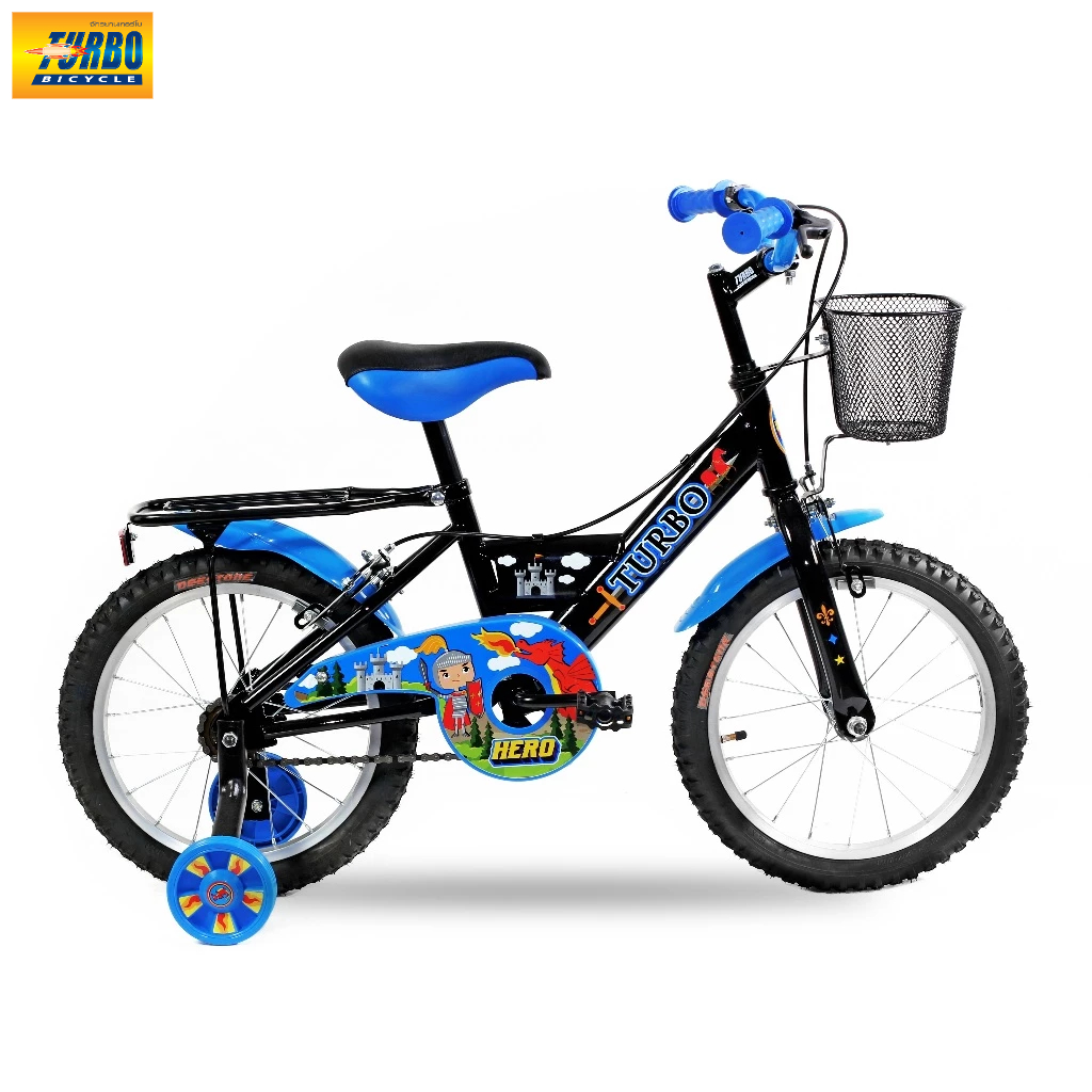 จักรยานเด็ก จักรยานเทอร์โบ TURBO BICYCLE 16 นิ้ว (จัดส่งเป็นกล่อง ประกอบแล้ว 85%)