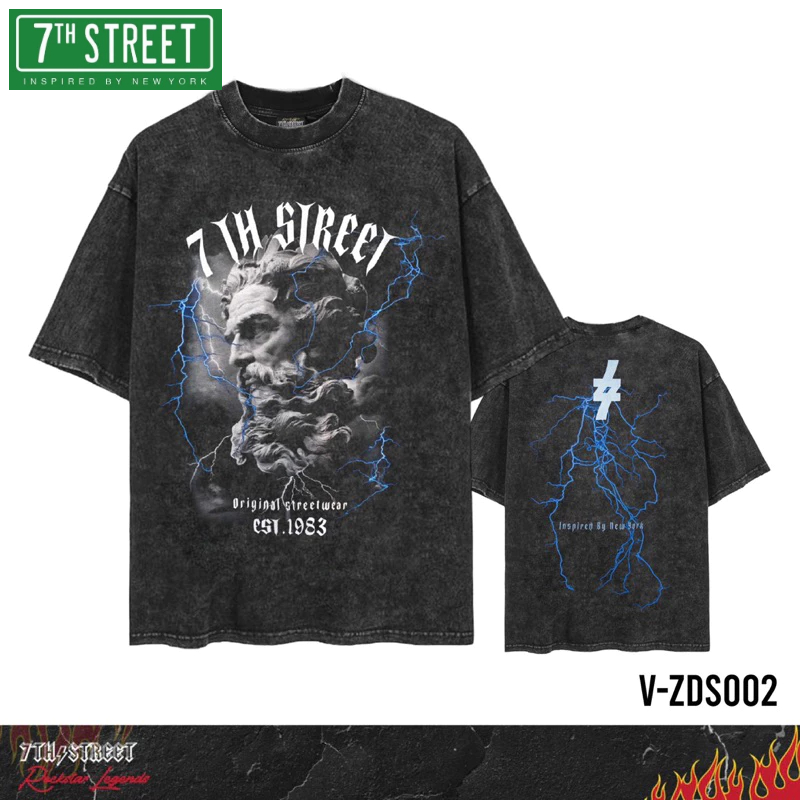 7th Steet (ของแท้) โอเวอร์ไซด์ วินเทจ รุ่น V-ZDS002