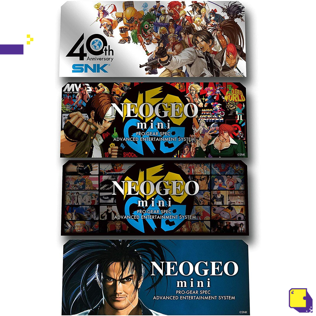 [+..••] พร้อมส่ง | NGO NEOGEO MINI CHARACTER STICKERS (เกม PlayStation™ 🎮)