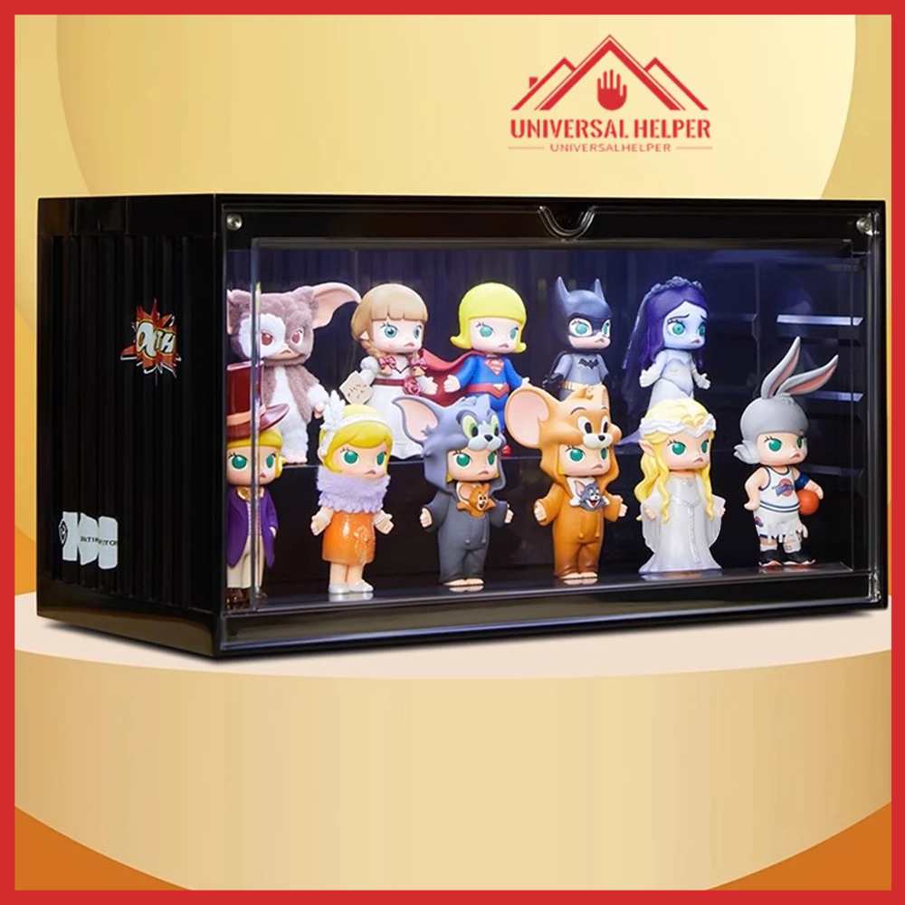กล่องใส่โมเดลมีไฟ กล่องใส่โมเดล กล่องใส่ art toy ดีไซน์สวยงาม ของแต่งห้อง ที่โชว์โมเดล ฟิกเกอร์ ของสะสม กันฝุ่น