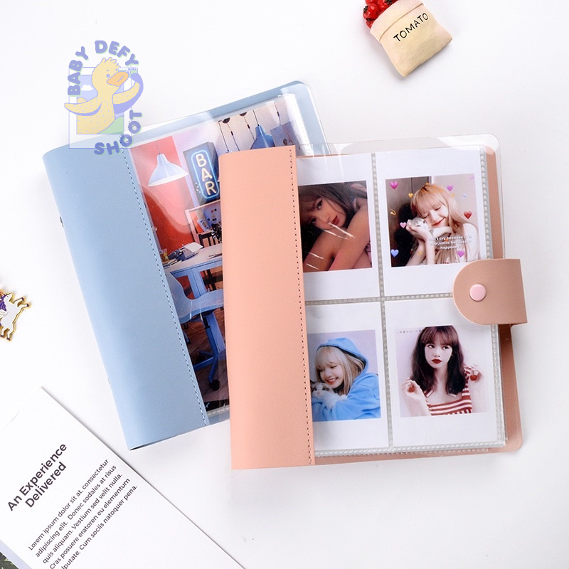 <รับอัดรูป > อัลบั้มเติมไส้ ปกหนัง-ใส [A5s] สันเหล็ก กระดุม 4สี 2*3นิ้ว 3.5*5นิ้ว 5*7นิ้ว สมุดภาพ รูป การ์ด นามบัตร
