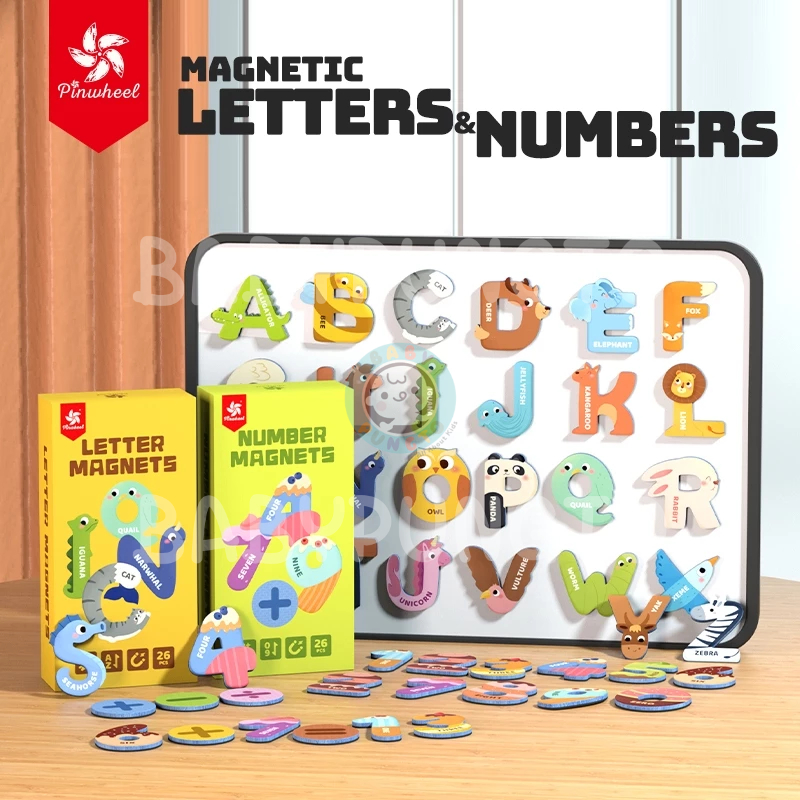Pinwheel Magnetic Letters & Numbers