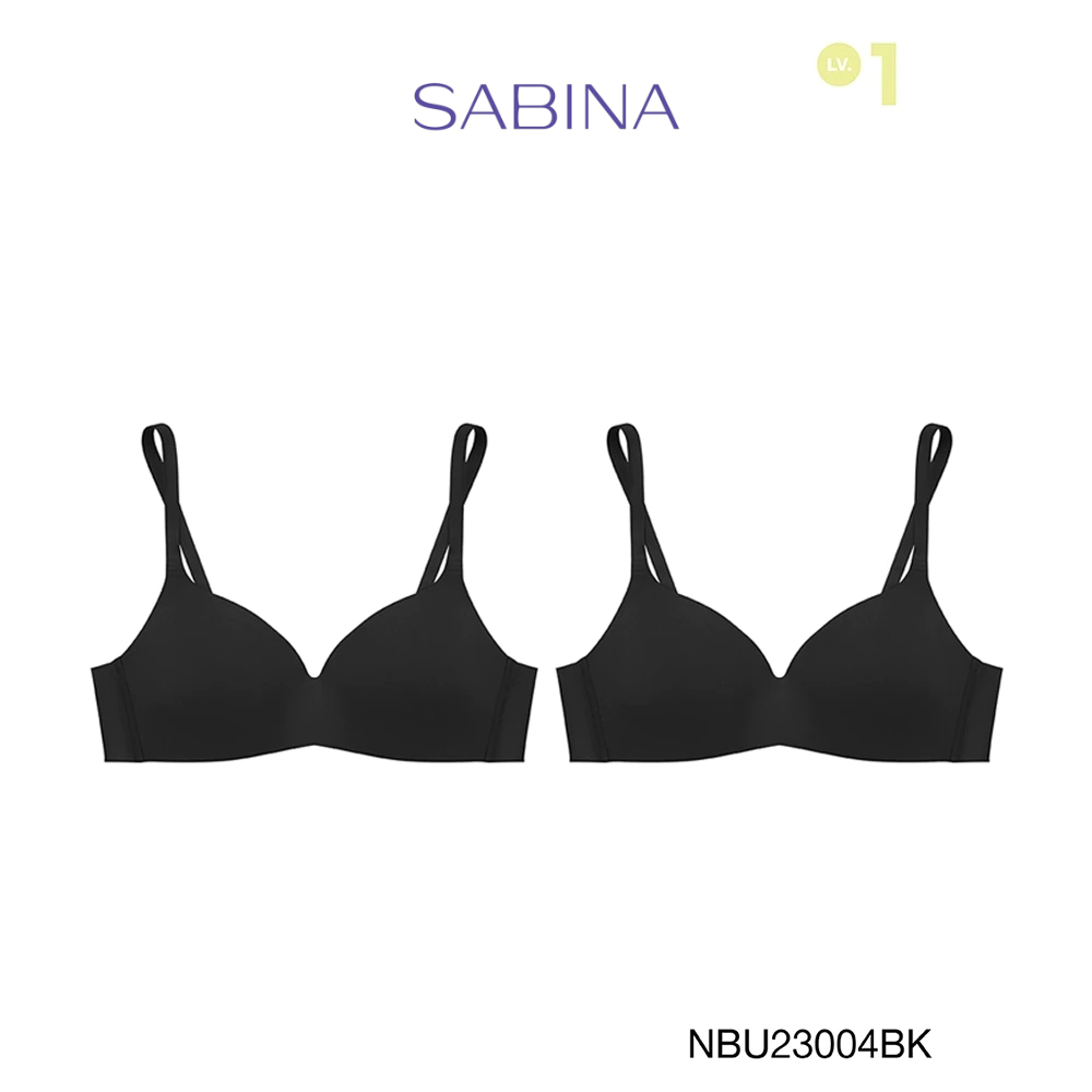 [Online Exclusive] Sabina เสื้อชั้นใน (Set 2 ชิ้น) Invisible Wire รุ่น Pretty Perfect  รหัส NBU23004