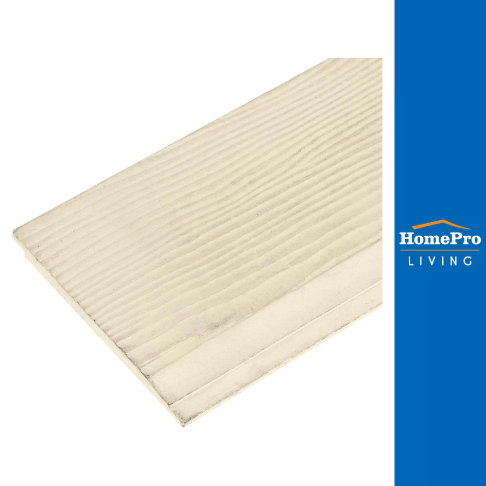 CONWOOD ไม้ผนังบังใบ ลายเกล็ด 15X305X1.1 ซม. สีขาวงาช้าง จัดส่งโดย HomePro