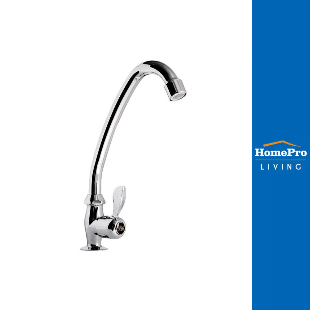 HOEN ก๊อกซิงค์เดี่ยวเคาน์เตอร์H-6202 สีโครม