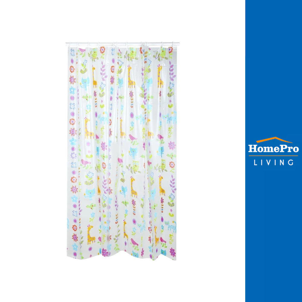 [ซื้อ1แถม1 *กดลงตะกร้า2ชิ้น] MOYA ม่านห้องน้ำ PVC PV1019A 180x180 ซม. จัดส่งโดย HomePro ผ้าม่านห้องน้ำ ม่านกั้นอาบน้ำ