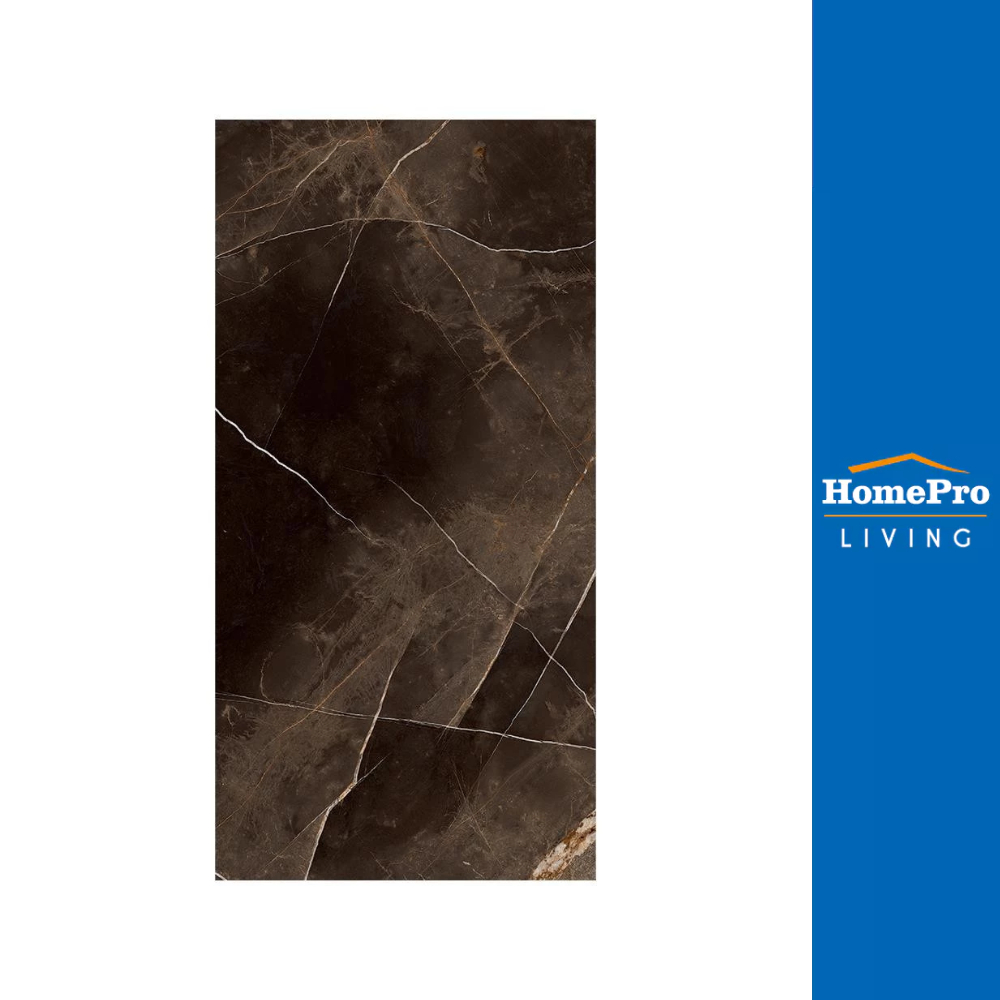 TARA กระเบื้องพื้นพอร์ซเลน 80x160 ซม. เอเมอรี น้ำตาล 2.56 ตร.ม. จัดส่งโดย HomePro