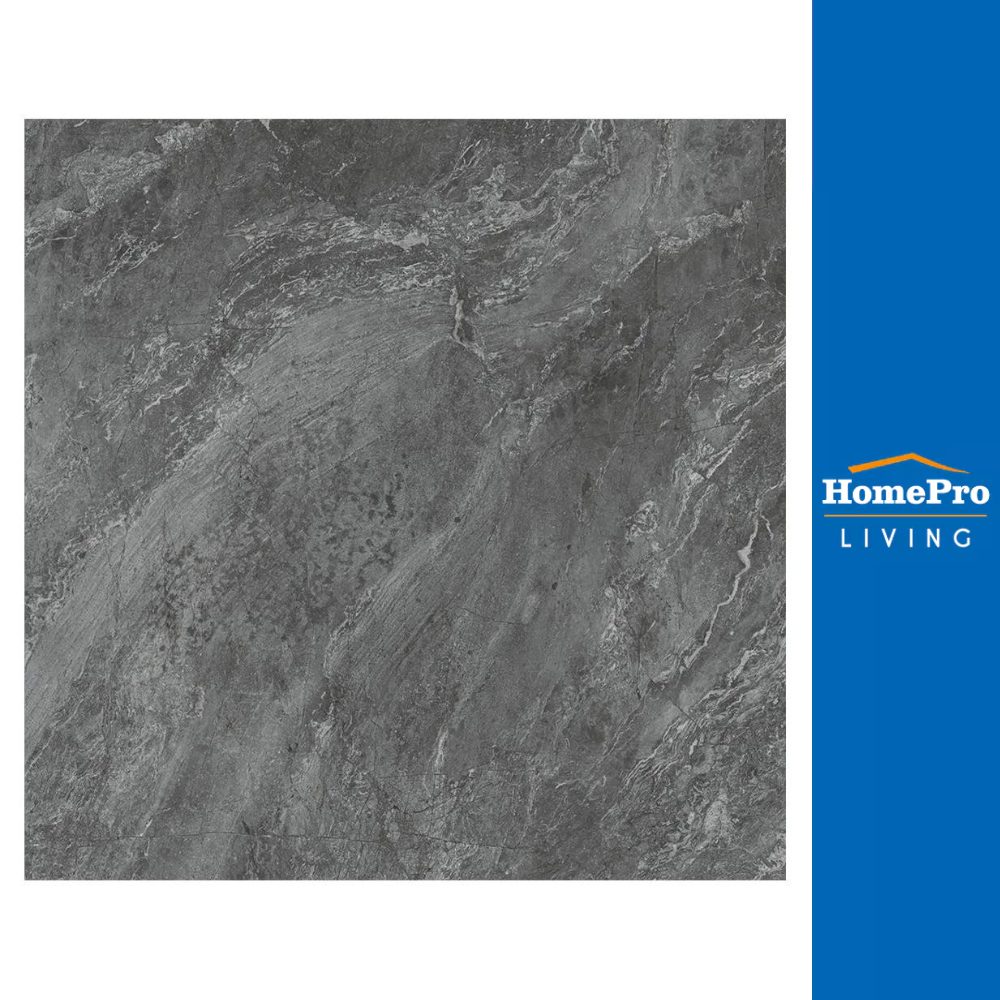 DURAGRES กระเบื้องพื้น 16x16 นิ้ว ดานิโล่ เทาเข้ม A 0.96 ตร.ม. จัดส่งโดย HomePro