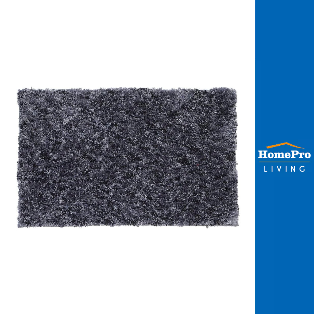 HomePro พรม MOSS 45X70 เซนติเมตร สีดำ แบรนด์ HLS