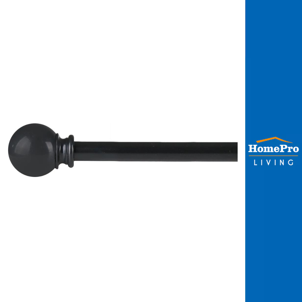 HOME LIVING STYLE รางเหล็ก ยืดหด BALLOON 110-210 ซม. สีดำ จัดส่งโดย HomePro