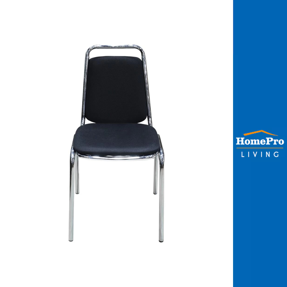 FURDINI เก้าอี้จัดเลี้ยง MILANO C-613W สีดำ จัดส่งโดย HomePro