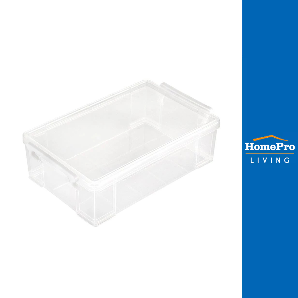 HomePro กล่องหูล็อค CM2 15.1x24.2x7.5 ซม. สีใส แบรนด์ STACKO
