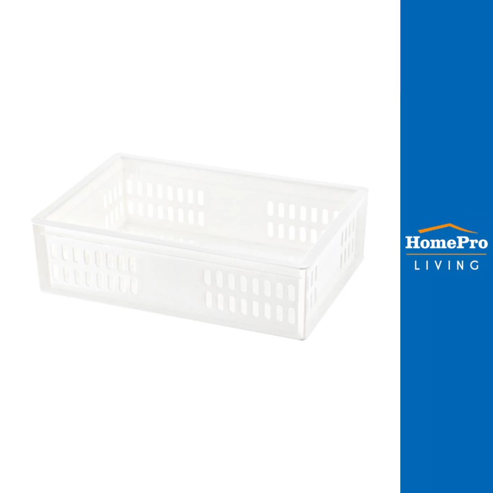 STACKO กล่องซ้อนได้ UT 21 24.2x16.3x6.8 ซม. สีขาว จัดส่งโดย HomePro