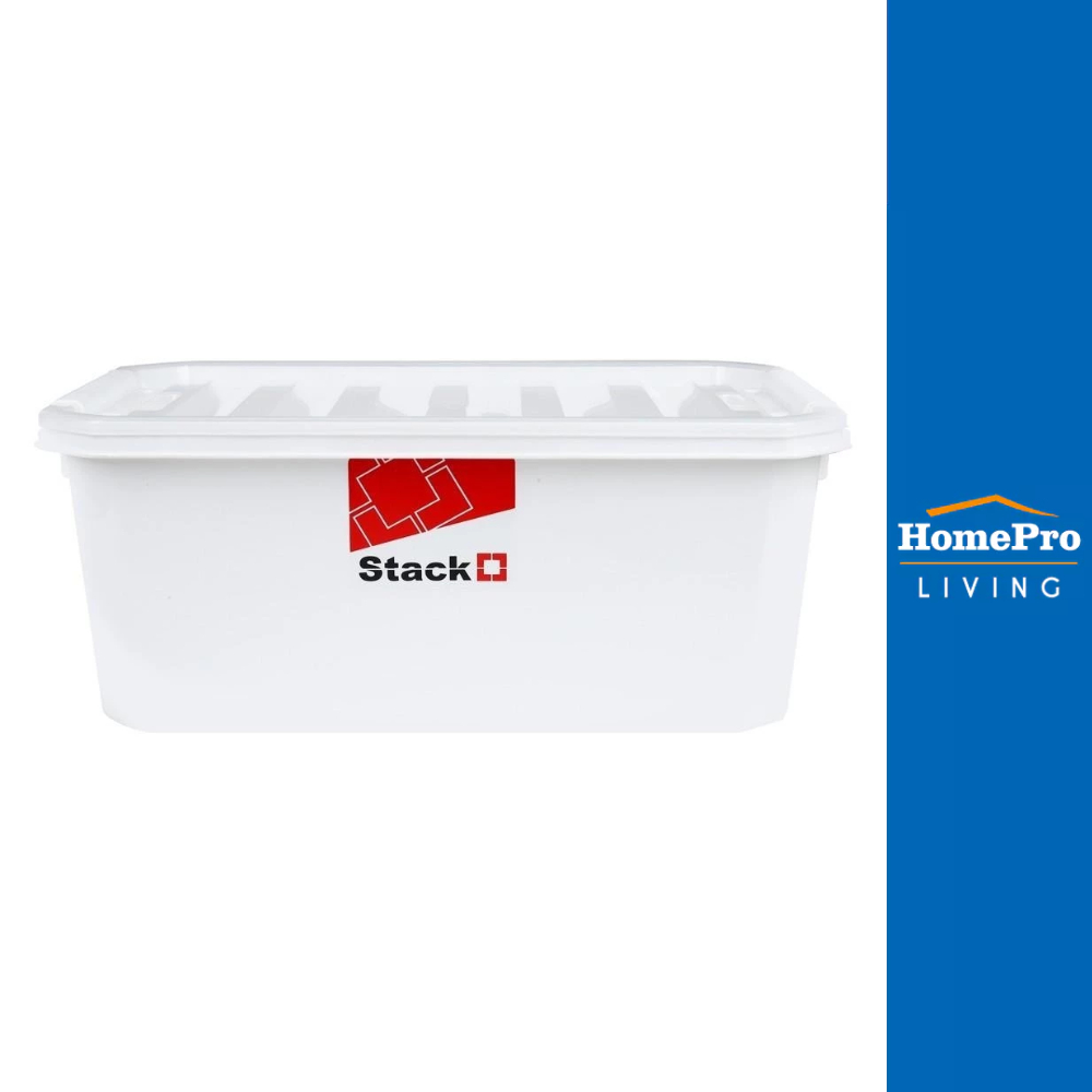 STACKO กล่องเก็บของ ฝาล็อค FAMILI 16.5 ลิตร สีใส จัดส่งโดย HomePro