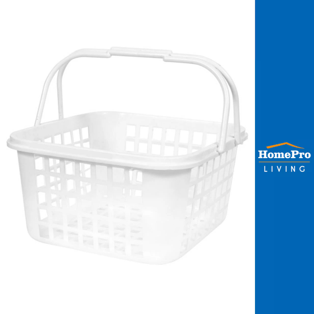 CSP ตะกร้าใส่ของเหลี่ยม 4646 สีขาว จัดส่งโดย HomePro