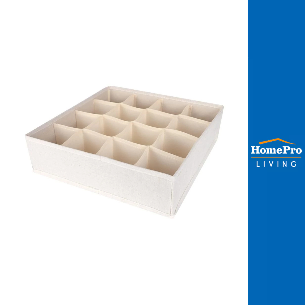 PLIM กล่องจัดเก็บชุดชั้นใน SIMPLE 16 ช่อง จัดส่งโดย HomePro