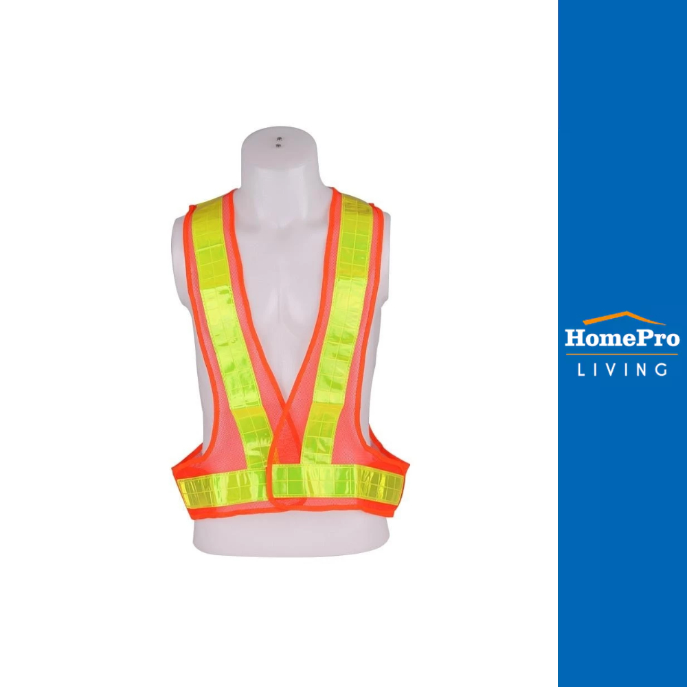 RIGHT เสื้อจราจรสะท้อนแสง 5118 สีส้ม จัดส่งโดย HomePro