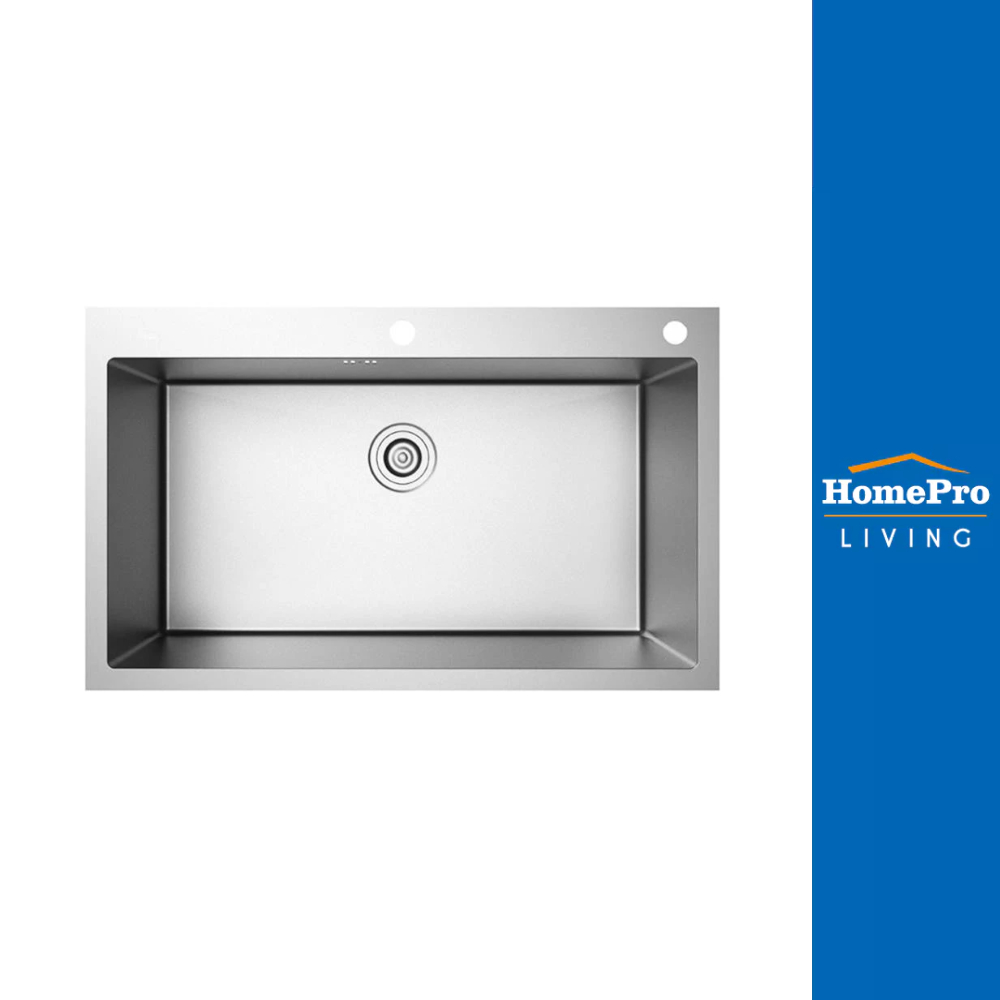 HomePro ซิงค์ฝัง 1 หลุม MARIA 495.39.610 สีเงิน แบรนด์ HAFELE