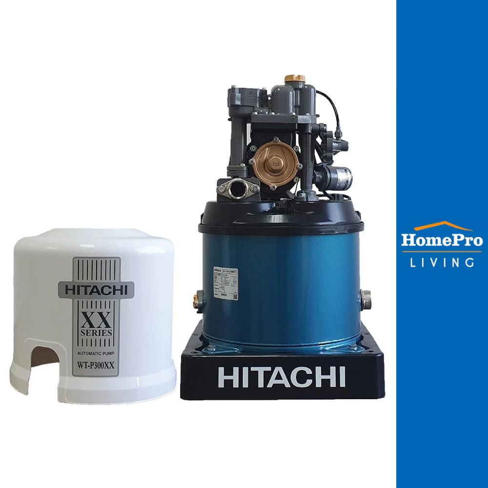 [ติดตั้งฟรี ไม่รวมเดินระบบน้ำ/ระบบไฟ] HITACHI ปั๊มอัตโนมัติ WT-P300XX 300 วัตต์