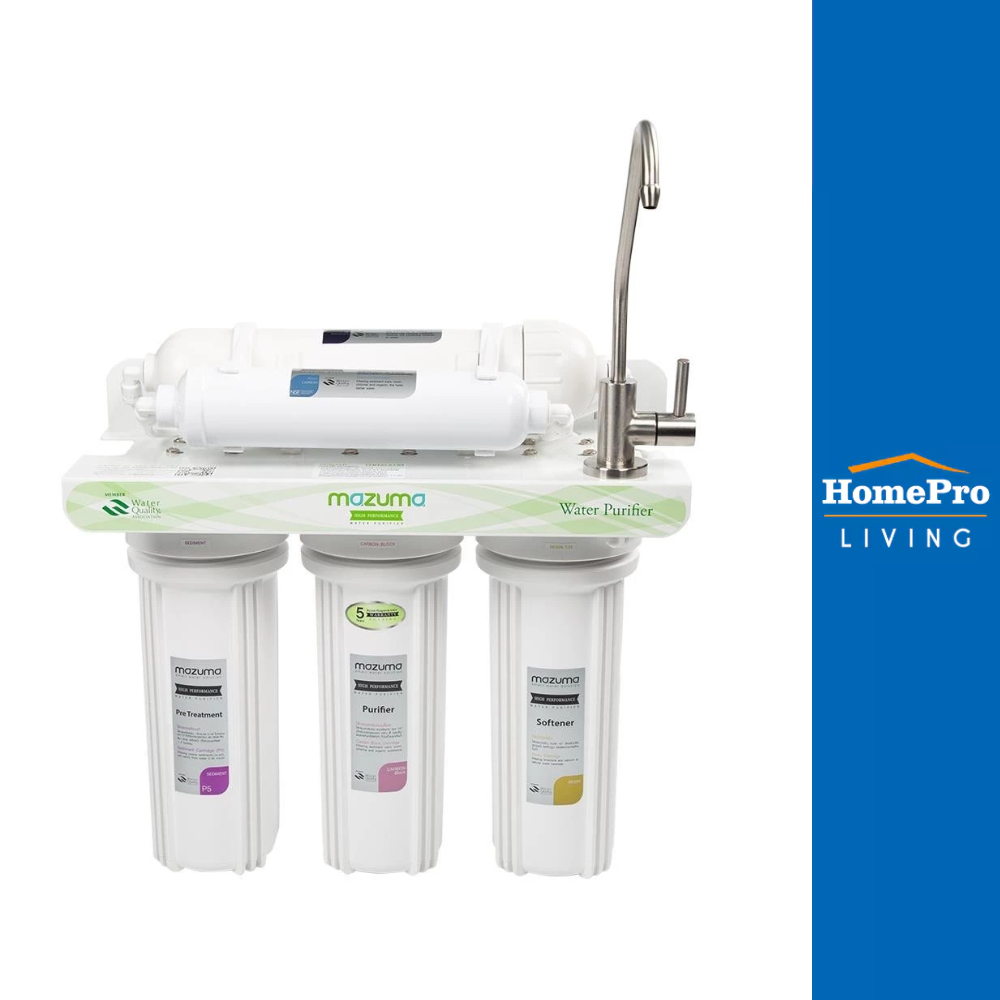 [จัดส่งพร้อมติดตั้ง] MAZUMA เครื่องกรองน้ำดื่ม AQ-50UF สีขาว