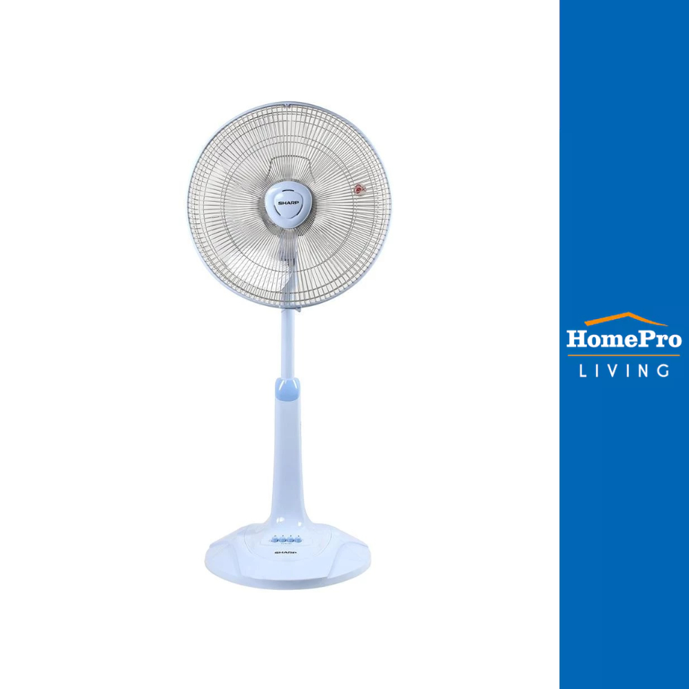 SHARP พัดลมสไลด์ 16 นิ้ว PJ-SL163LB สีฟ้าอ่อน