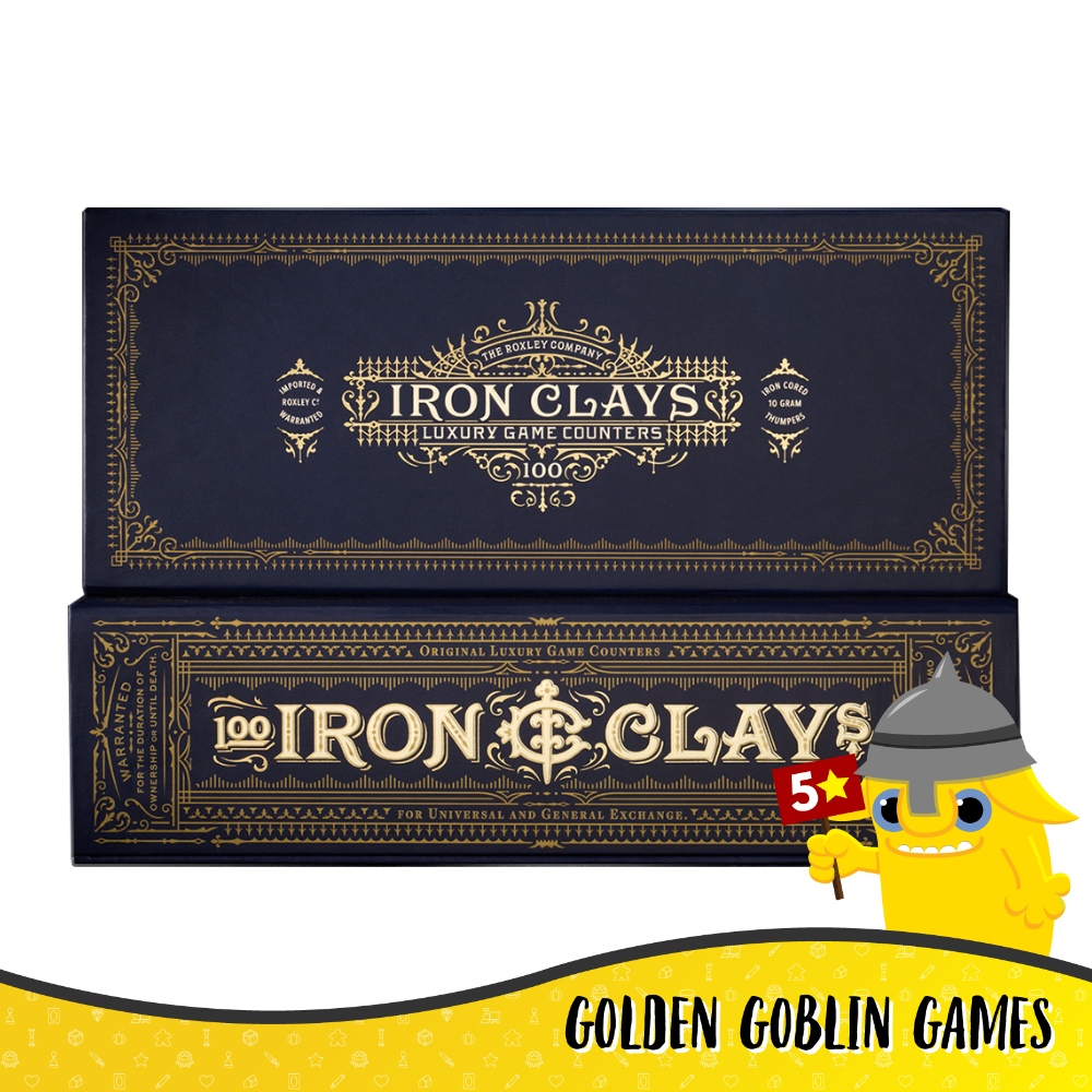 Iron Clays 100 - Premium gaming counters