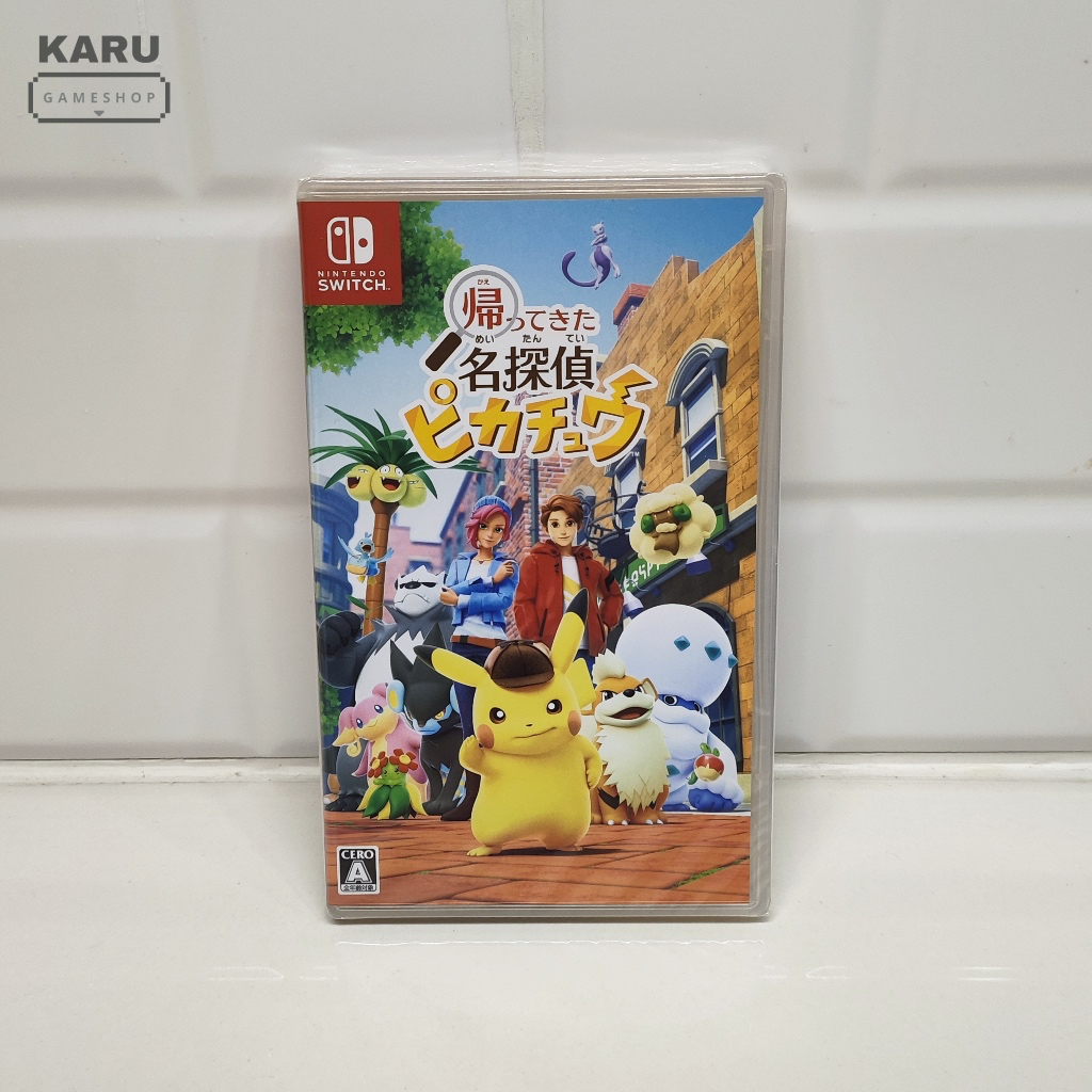 [พร้อมส่ง] มือ 1 แผ่นเกม Nintendo Switch : Pokemon Detective Pikachu Return ปกญี่ปุ่น