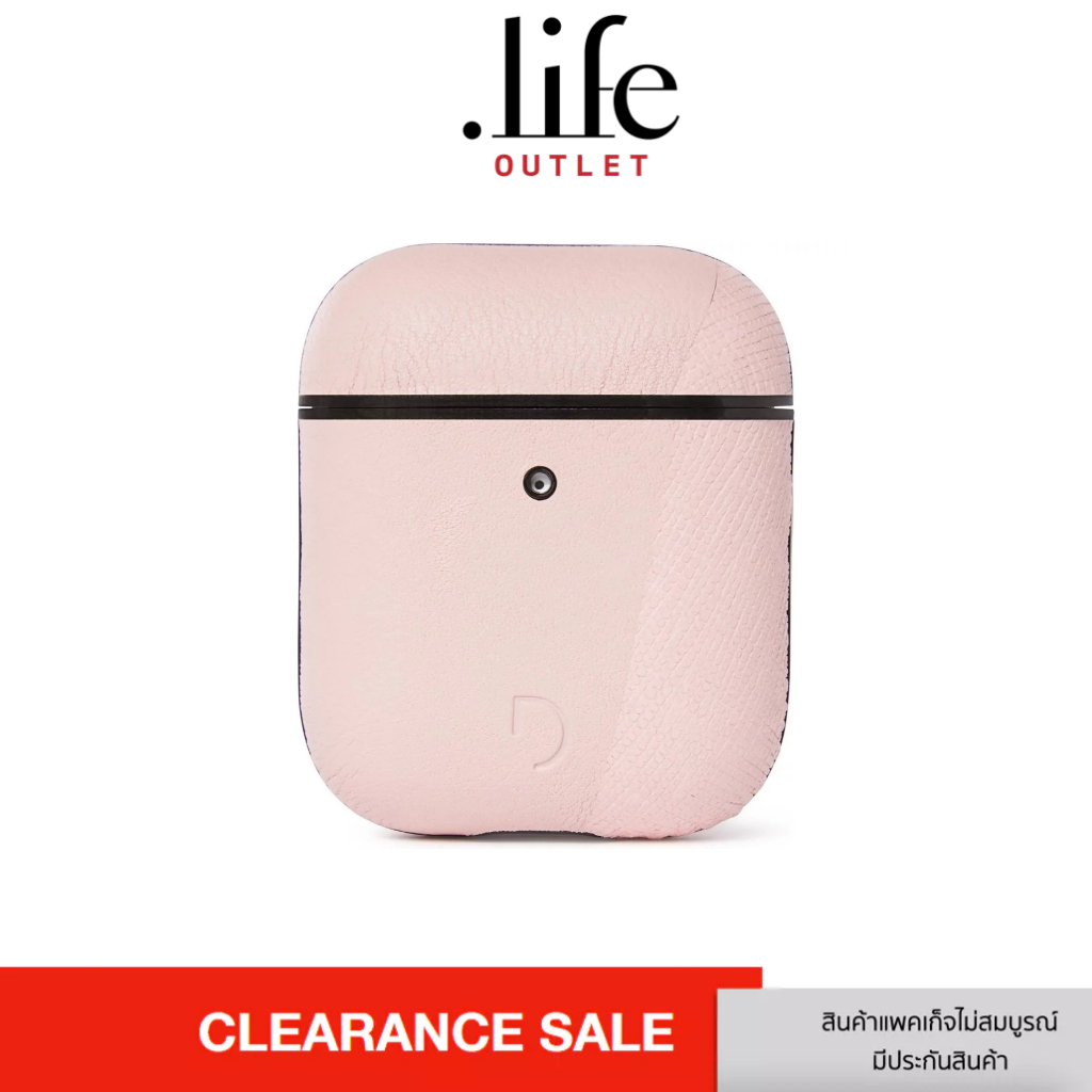 DECODED AirCase2 for AirPods Gen 1/Gen 2 - Split Silver Pink By Dotlife Copperwired