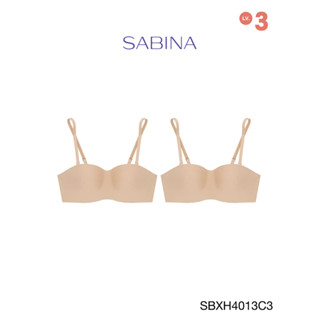 Sabina เสื้อชั้นใน (Set 2 ชิ้น) มีโครง รุ่น Soft Doomm รหัส SBXH4013C3 สีเนื้อเข้ม