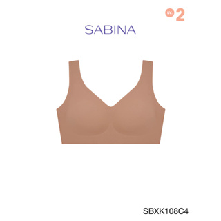 SABINA BRALESS เสื้อชั้นใน  Seamless Fit รุ่น Soft Collection รหัส SBXK108C4 สีเนื้อแทน