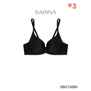 Sabina เสื้อชั้นใน มีโครง รุ่น Modern V รหัส SBI2130BK สีดำ