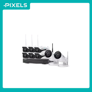 PIXELS ALL NEW X SERIES ZOOM 6+2 กล้องวงจรปิดไร้สาย หมุน 180° คมชัด 3 ล้านพิกเซล พูดโต้ตอบสนทนาได้