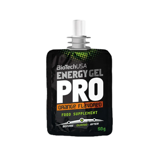 BioTechUSA Energy Gel Pro 60g Orange (เจลให้พลังงาน รสส้ม สำหรับนักกีฬา นักวิ่ง ออกกำลังกาย) During workout