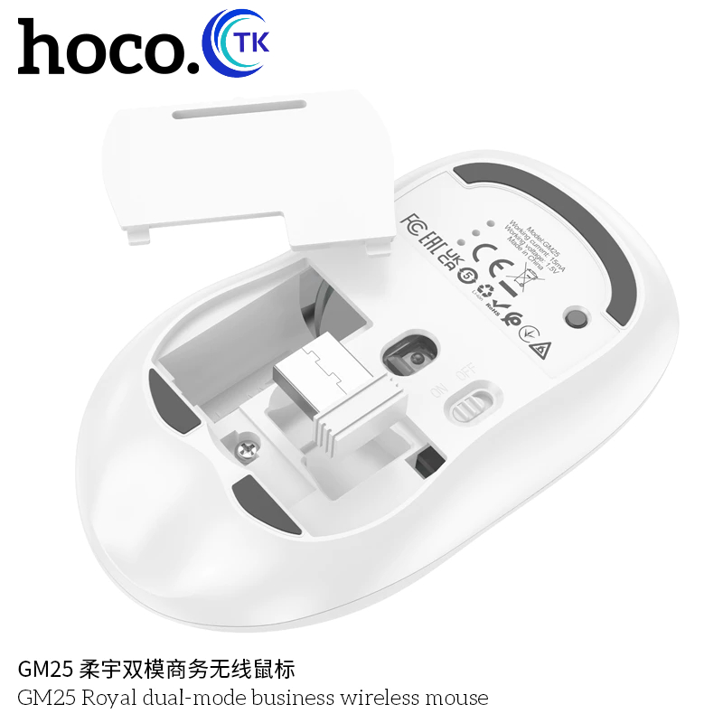 พร้อมส่งจากไทย‼️ HOCO GM25 เมาส์ไร้สาย เมาส์ mouse Wireless ใช้งานได้เกือบทุกสภาพผิว ของแท้100%