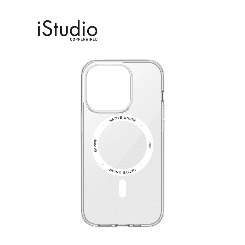 NATIVEUNION เคสใส สำหรับ iPhone 15 Pro I 15 Pro Max - Transparent I iStudio by copperwired.