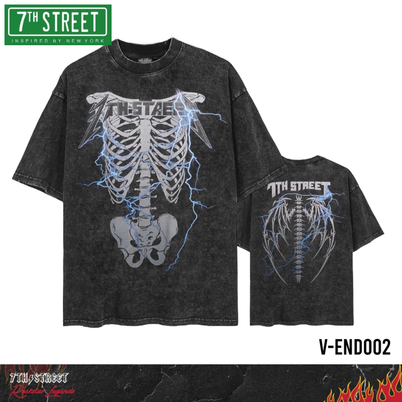 7th Steet (ของแท้) โอเวอร์ไซด์ วินเทจ รุ่น V-END002