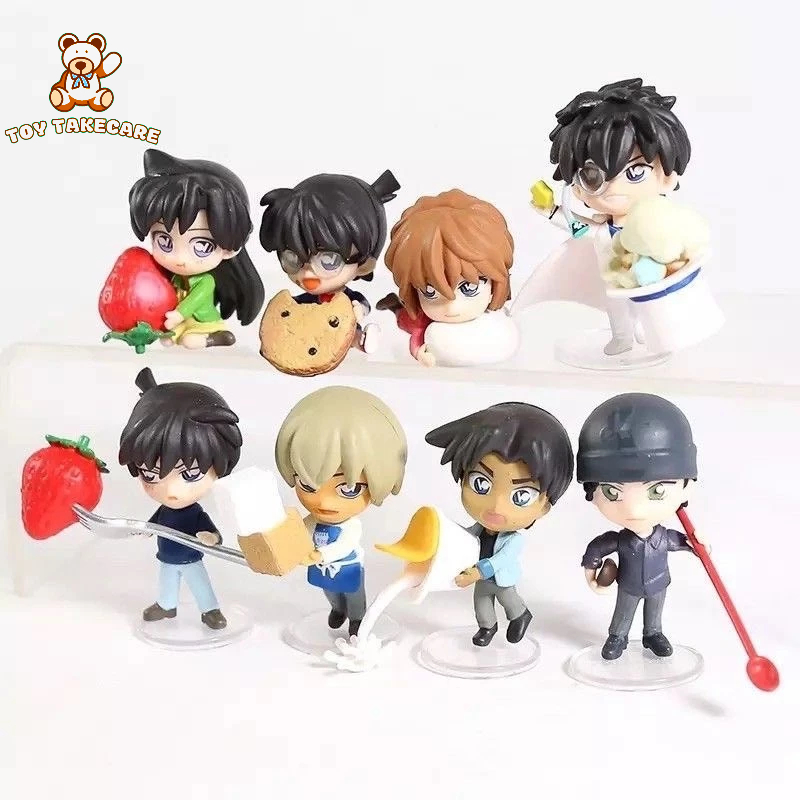 **พร้อมส่งจากไทย** กล่องสุ่มโคนัน 8 ตัว Conan Blind Box 8 Different Suit in Box PVC TOY