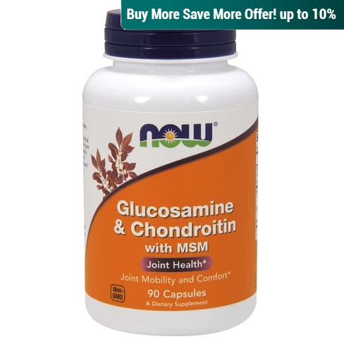 Now Foods, Glucosamine & Chondroitin with MSM, 90 Capsules