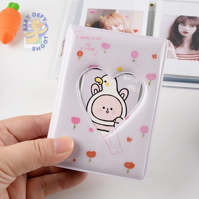 <รับอัดรูป🎞️> อัลบั้มปกนุ่ม 2*3นิ้ว ✿ i want a lot of flower • 36ช่อง • สมุดภาพ โพลาลอย มินิ การ์ด สติ๊กเกอร์ รูปถ่